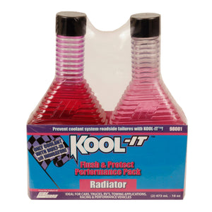 98001 KIT  Kool-it Coolant Treatment additive and Coolant flush KIT 16oz.